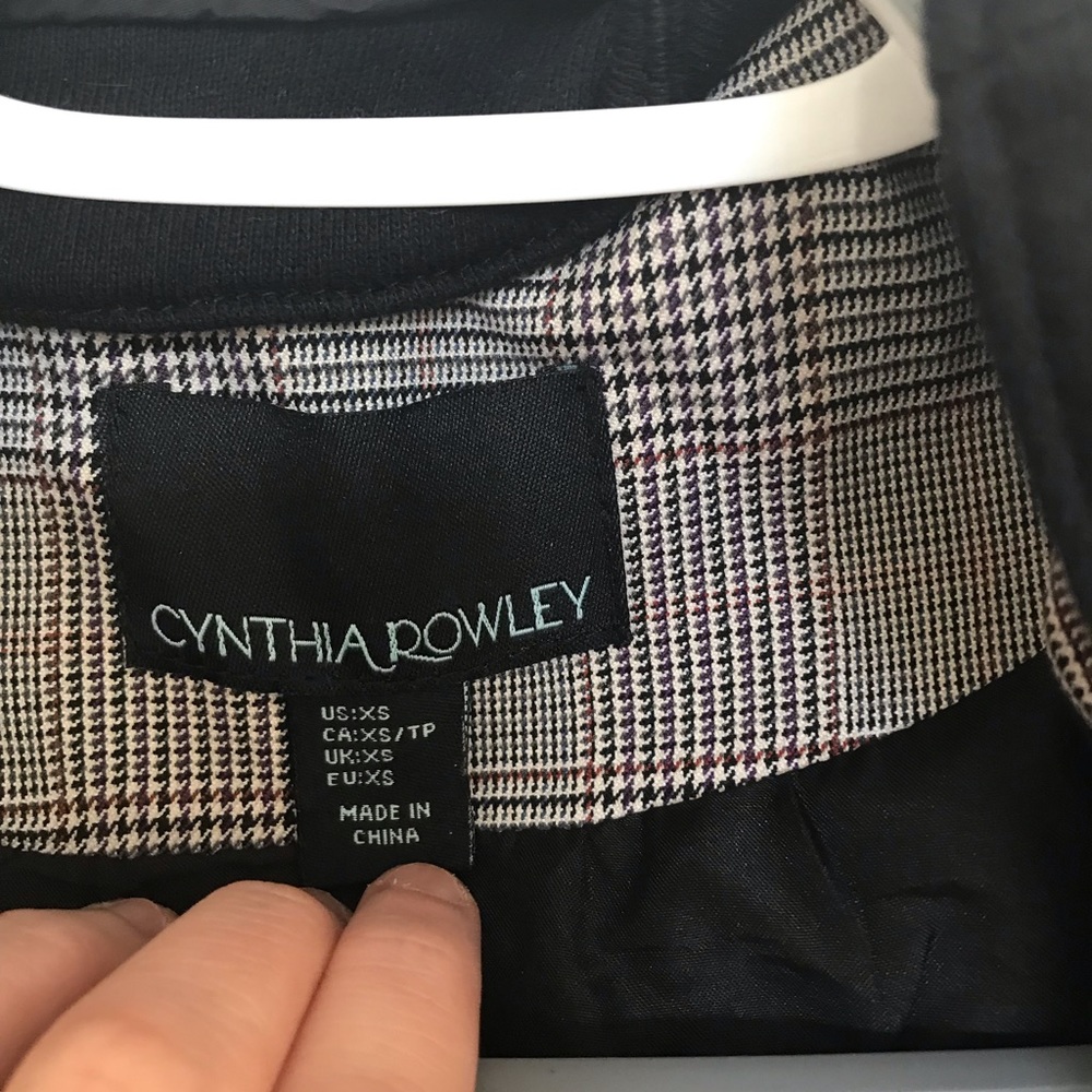 Cynthia Rowley Blazer with Attached Hoodie